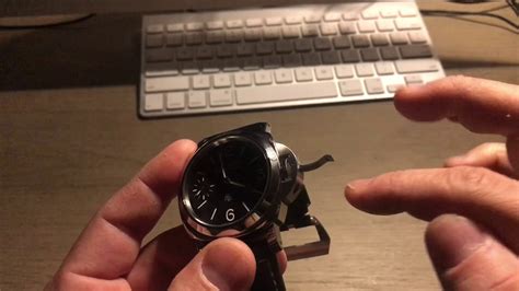 Winding a Panerai Luminor (PAM01084) and its Crown Kickback